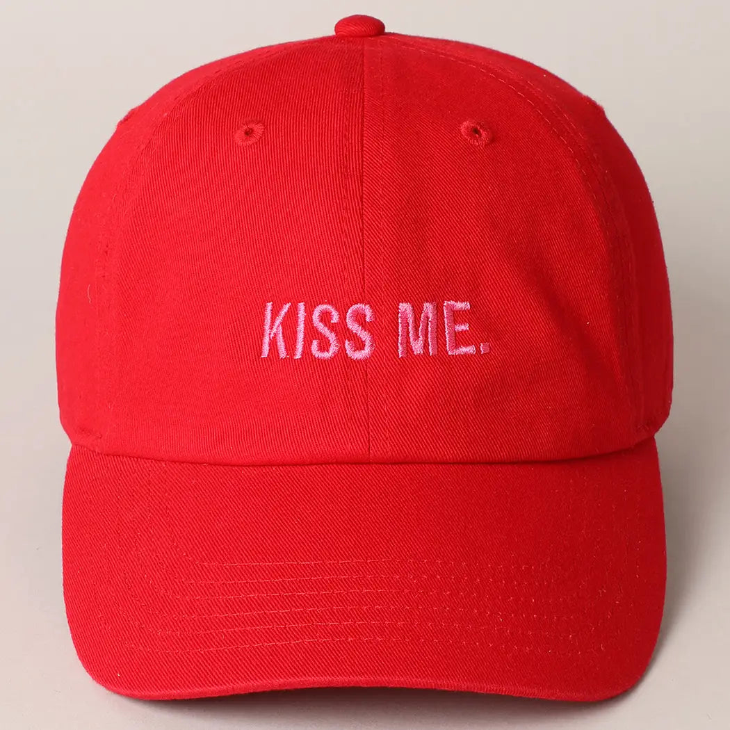 Kiss Me Baseball Cap